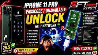 iPhone XS–11 Pro Max Passcode Unavailable FIX 🔥 | EFT Pro + Raspberry Pi Pico 2 | Step by Step