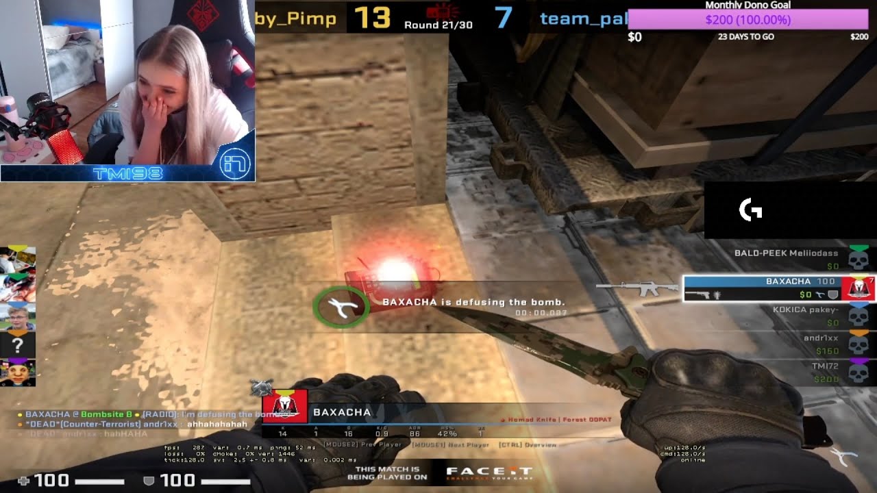 INSANE 1v5 ninja defuse - YouTube