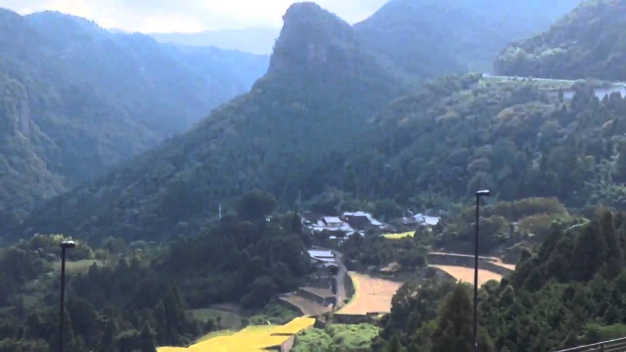 山口県の山頂から 大分県宇佐市 宇佐のマチュピチュ 西椎屋の景 14 09 15