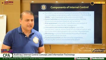 CPA Auditing   Internal Control Concepts and Information Technology