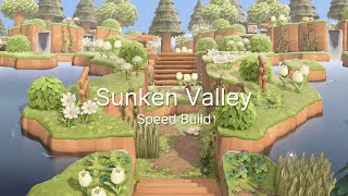 The Sunken Valley | Speed Build | ~ Animal Crossing New Horizons