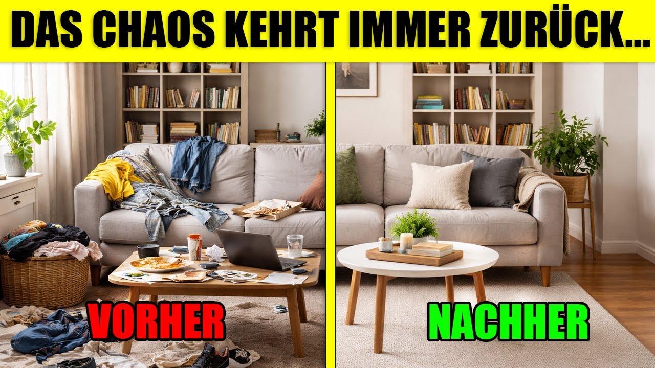 Sehen Sie, Warum Ihr Zuhause Immer Unordentlich Ist | Minimalismus und Organisation