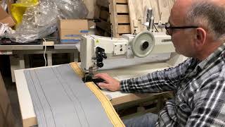 SEWPRO 8BL-30-2, 30” long arm double needle sewing machine, jumbo hook size