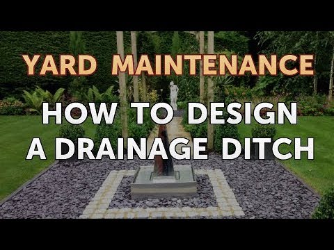 how to design a drainage ditch youtube drainage ditches design