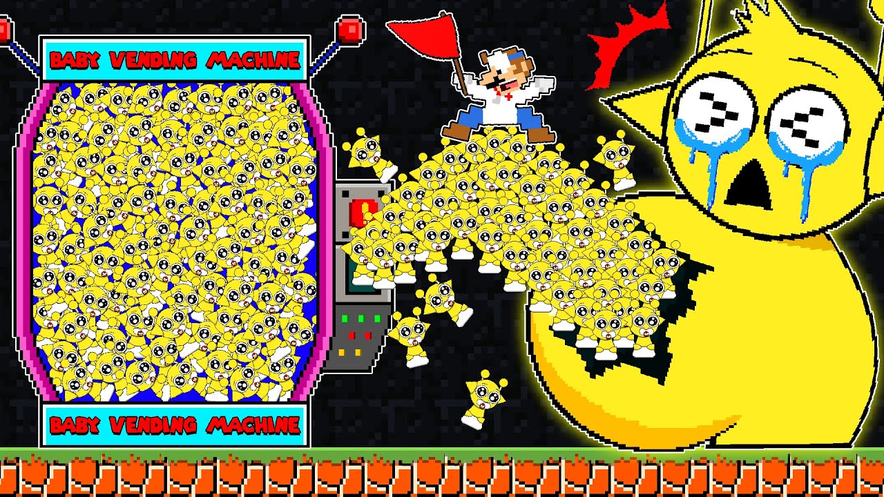 Dr. Mario vs 9999 Baby Simon Sprunki in Pregnant Maze | Game Animation