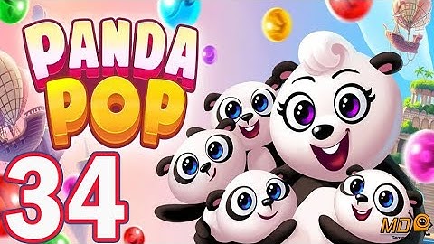 Panda Pop! Bubble Shooter Game - Gameplay Walkthrough Part 34