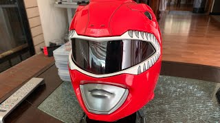Red Mighty Morphin Power Rangers Helmet