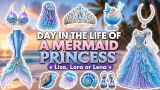 Day in the life of a MERMAID PRINCESS 👸 | Lisa, Lora or Lena  screenshot 4