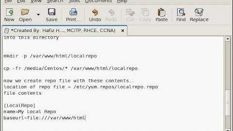 Yum Local & Network Repository on CentOS 5.5 (Hafiz Haider) Part 1