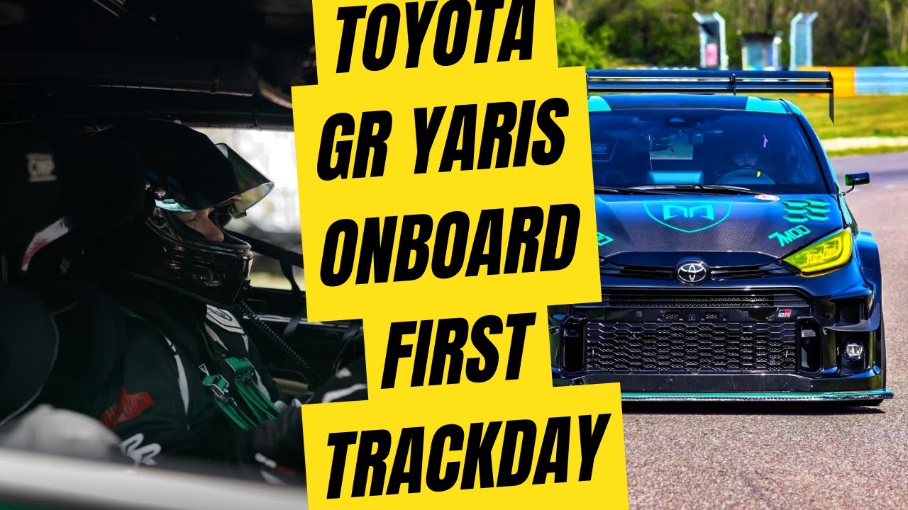 Toyota GR Yaris - Onboard - 450hp first Trackday in 2024 at Anneau du Rhin