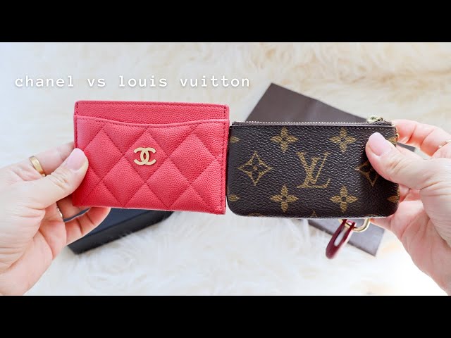 CHANEL Card Holder vs Louis Vuitton Key Cles