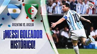 La Argentina de Messi golea en su debut ante Argelia | Copa Mundial de la FIFA 2026