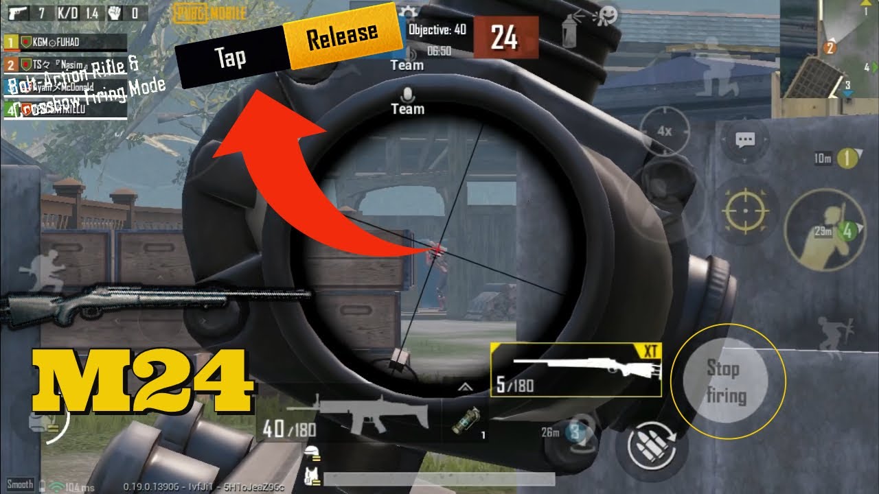 PUBG MOBILE TDM M24 GAMEPLAY | NASIM GAMING - YouTube