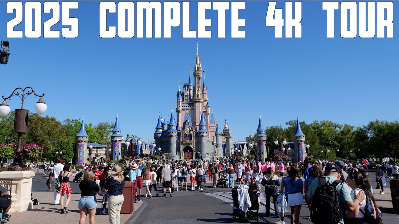 Magic Kingdom 2025 Complete Tour & Walkthrough in 4K | Walt Disney World Florida January 2025