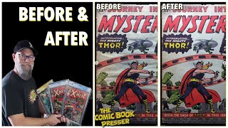 Watch Real Comic Pressing Transformations | Before & After Showcase