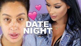 DRUGSTORE DATE NIGHT MAKEUP | VALENTINES DAY LOOK | First Impression of New 2019 Covergirl Products