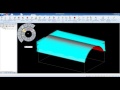 Alphacam - Z Contour Roughing on Extruded Surface