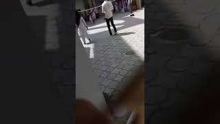 Breaking school window with football