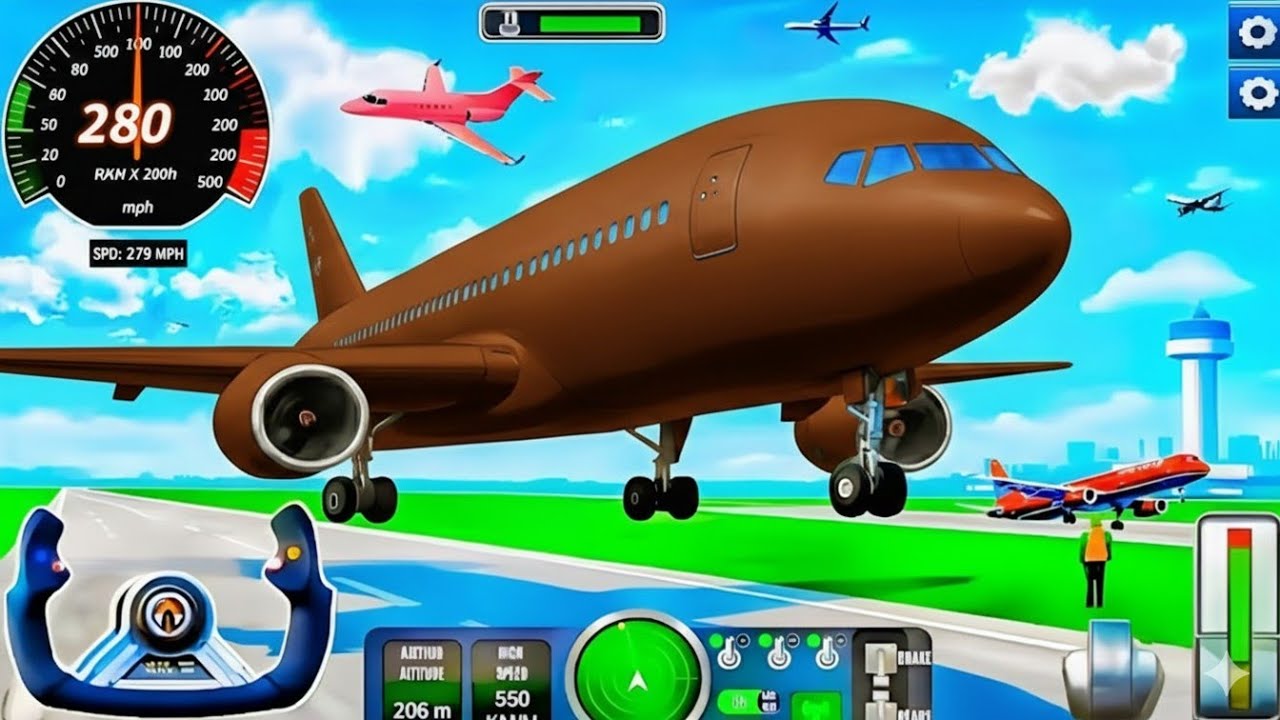 Airplane Flight Simulator | Impossible Emergency landing | Android Gameplay 2026