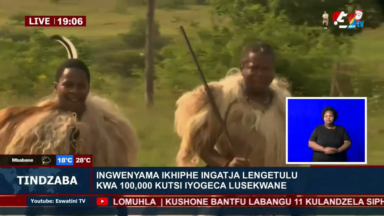 His Majesty has commissioned ingatja to fetch Lusekwane