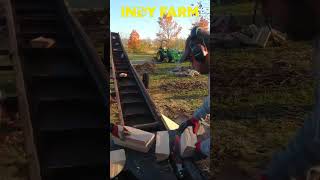 SuperSplit HD - A FAST Log Splitter! #firewood #tree #tools #fire #indyfarmlife