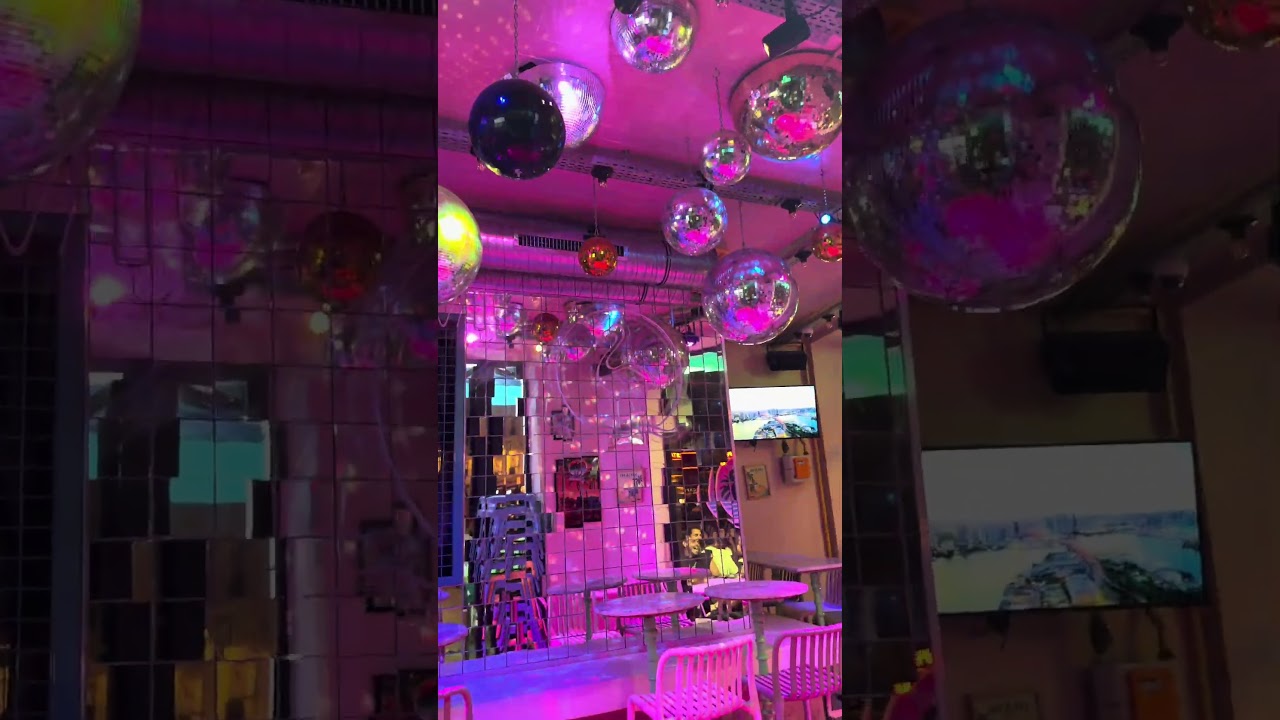 Miami-themed bar in Paris #miami #paris #france #american #travel