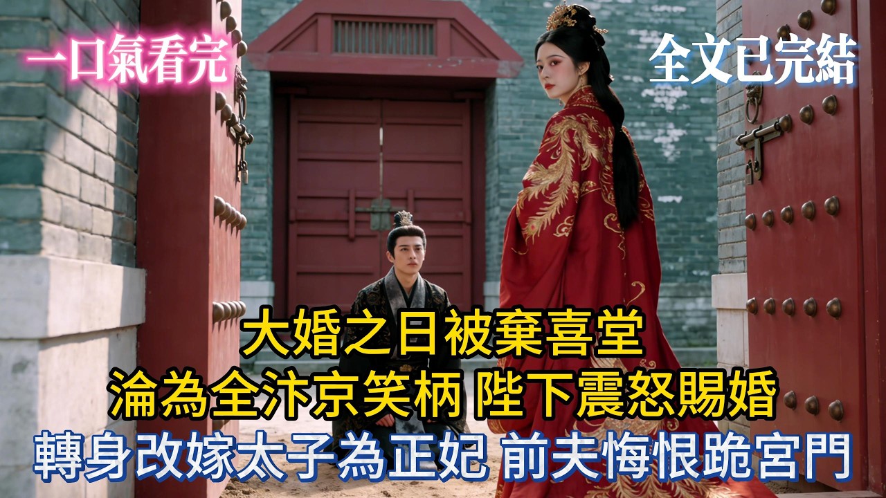 【完結小說】大婚之日被棄喜堂，淪為全汴京笑柄，陛下震怒賜婚，轉身改嫁太子為正妃，前夫悔恨跪宮門#小说推荐 #小说 #爽文 #完結