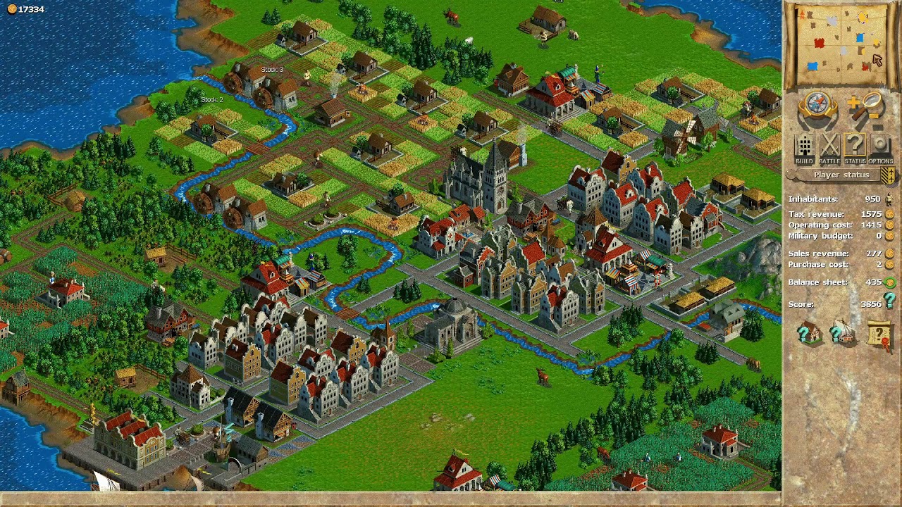 Anno 1602 History Collection -- 03. Fully functional upgraded city! Final