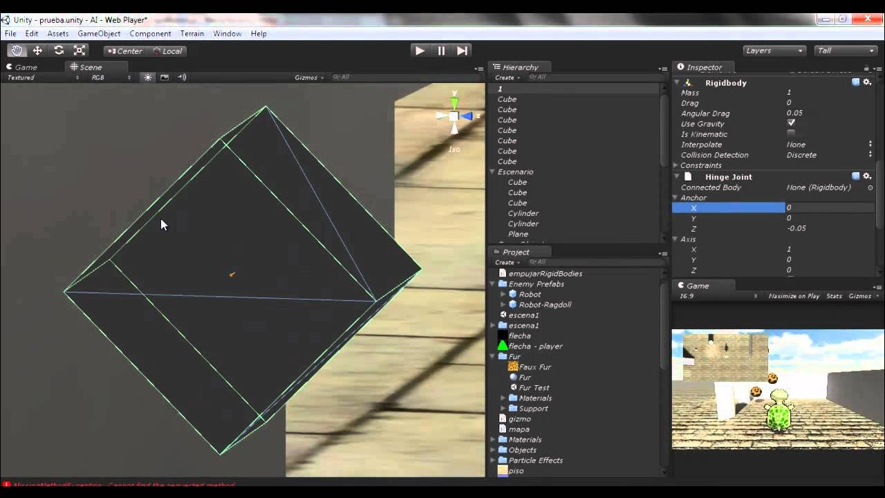 Como hacer cinematicas en unity 3d