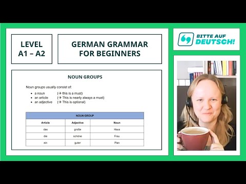 Lesson 39: Noun Groups - Learn German Grammar for Beginners (A1 / A2)