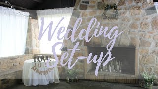 Set-up for an Outdoor Pavilion Wedding - Start to Finish Set-up for an Outdoor Pavilion Wedding - Start to Finish