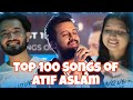 Top 100 Songs of Atif Aslam | Songs are randomly placed | Reaction
