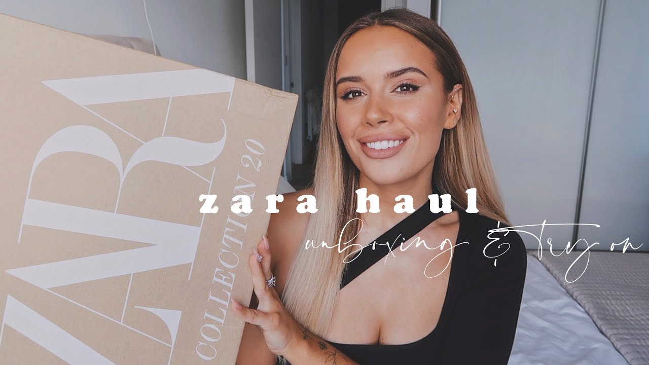 ZARA HAUL UNBOXING + TRY ON | Hello October