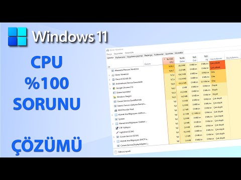 Windows 11 CPU 100 Çalışma Sorunu Çözümü | İşlemci Kullanımı Azaltma