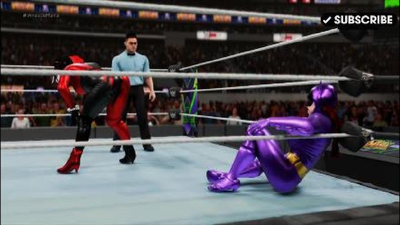 (МАТЧ-РЕВА) ХАРЛИ КВИНН ПРОТИВ БЭТГЁРЛ (матч Железного человека)