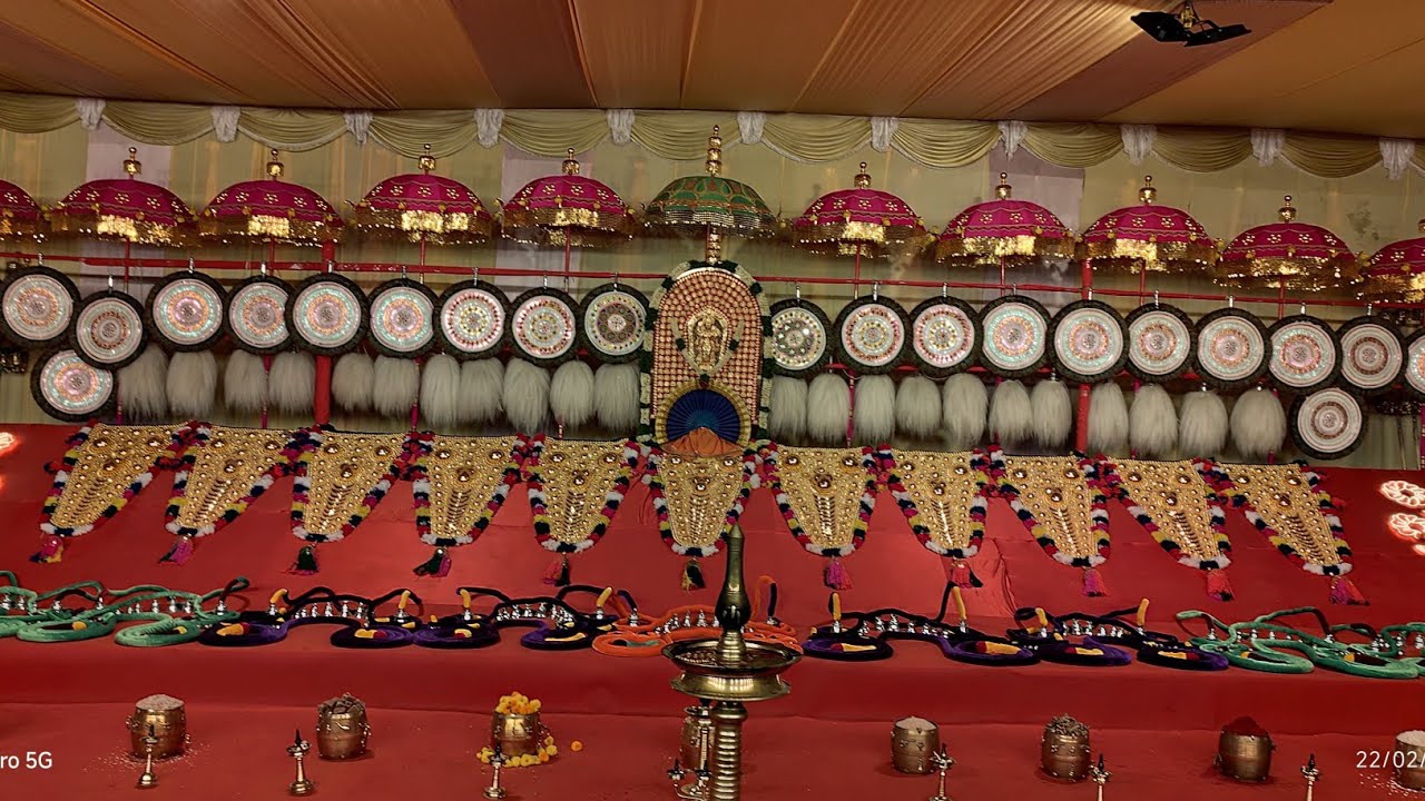 ഉത്രാളിക്കാവ് പൂരം 2k26 ✨ എങ്കക്കാട് ദേശം ആനച്ചമയം 🥰🐘##!!