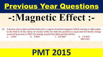 A proton and an alpha particle both enter a region of uniform magnetic field B, moving at right ang