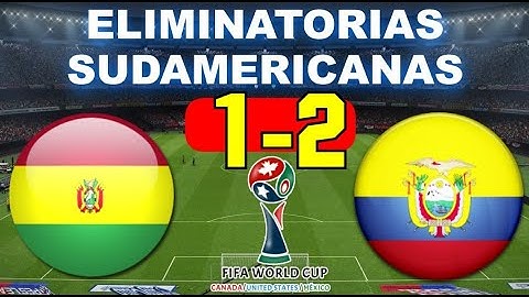 Bolivia vs Ecuador 1-2 | Eliminatorias Sudamericanas 2026 | 12/10/2023 | Partido Completo Simulacion