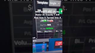 Greed vs discipline - MNTS trade breakdown #tradinglessons #stocks #shorts