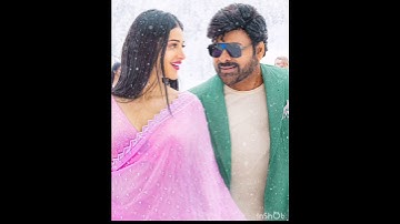 Waltair Veerayya - new song glimpse  ❤✨ #chiranjeevi  #shrutihaasan #waltairveerayya