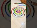 Listen to clack..watch it rebuild ⏪🌀 #dominoes #oddlysatisfying #satisfying #trending #asmr #viral
