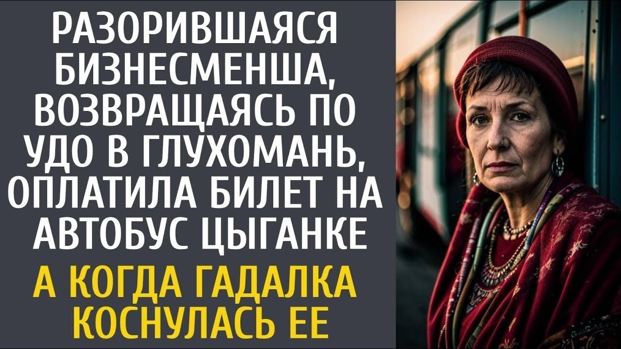 Разорившаяся бизнесвумен вышла по УДО… Оплатила билет цыганке — но когда гадалка коснулась её руки, 