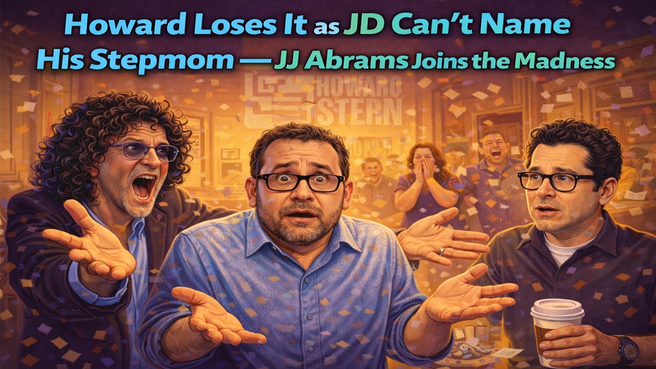 Howard Loses It as JD Can’t Name His Stepmom — JJ Abrams Joins the Madness 🤯 - Howard Stern Show
