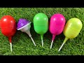 ASMR MUKBANG Watermelon Desserts Cutting Rainbow Lollipo Cutting Rainbow.Gummy Candy #satisfying#555