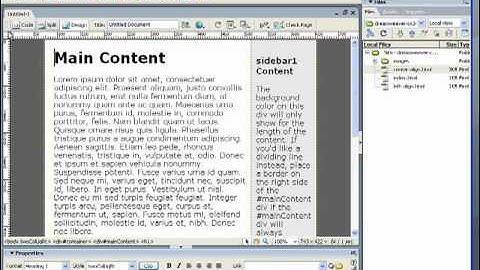 Dreamweaver CS3 - Templates