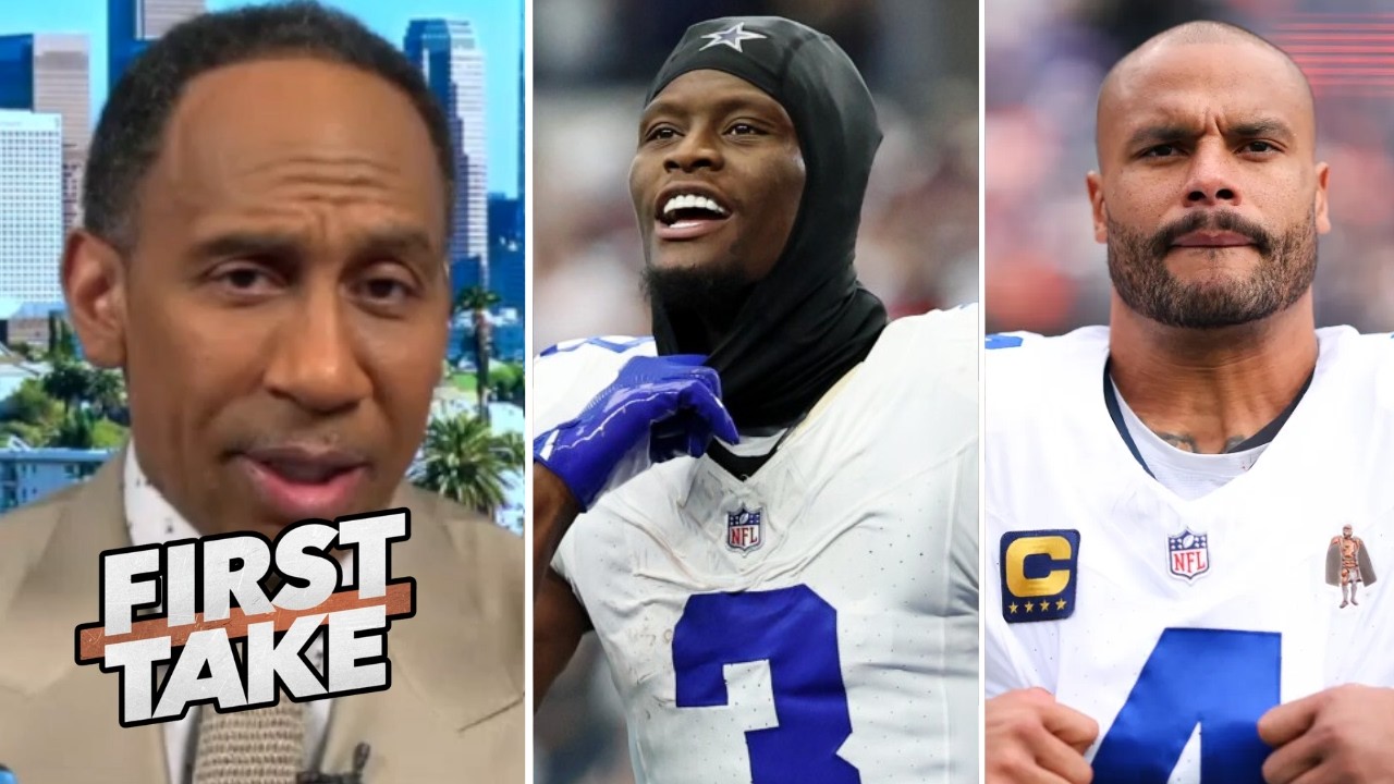 FIRST TAKE | Stephen A. REACTS to Dak telling George Pickens to “BET ON HIMSELF” after franchise tag