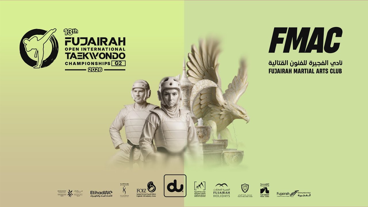 Court 4 Day One 13th Fujairah Open International  Taekwondo Championship 2026