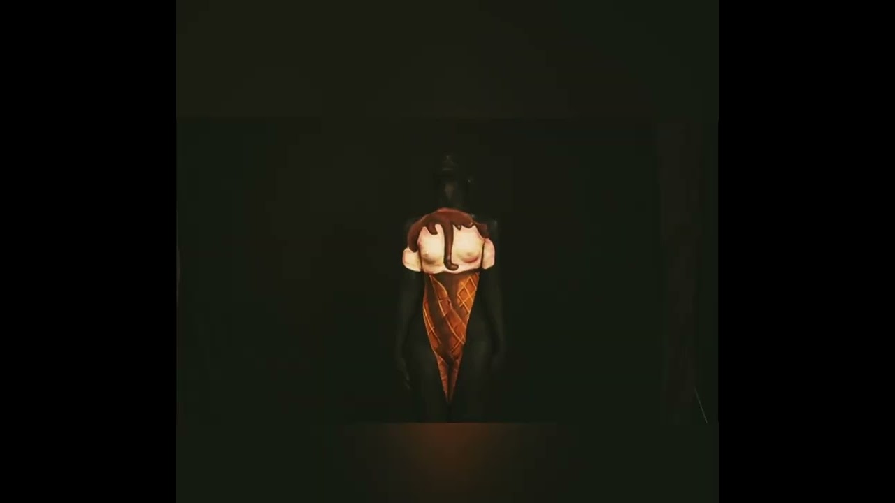 Work of famous body painter Sailesh Chatterjee 