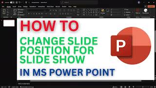 Rearrange Slide Order in Slideshow Without Changing the Original Presentation | PowerPoint Trick
