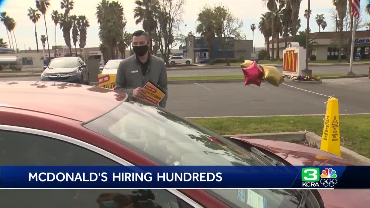 650 jobs available as McDonald's hosts drive-thru hiring event